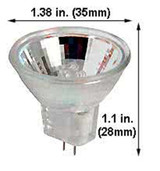 Replacement for 944822 COOL LUX Halogen - MR11 Shape GZ4 Base 35W 12V