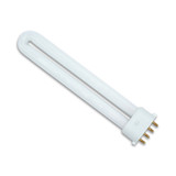 BASE: 2G7         4-PIN BASE - BULBSHAPE: T4 - COLORTEMP: 6500 - LIFE: 10000 - LUMENS: 825 - MOLIN: 6.75 - WATTS: 13