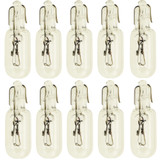 AMPS: 0.100 - BASE: WEDGE T1.75-T2   5MM     W2.1X4.9D - BULBSHAPE: T1.75 - LIFE: 1000 - MOLIN: 0.80 - VOLTS: 14 - WATTS: 1.40