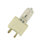 AMPS: 6.600 - BASE: GY9.5 / GZ9.5  2-PIN PREFOCUS - BULBFINISH: CLEAR - BULBSHAPE: T3.5 - COLORTEMP: 2900 - LIFE: 1000 - LUMENS: 375 - MOLIN: 1.75 - VOLTS: 5 - WATTS: 30