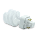 AMPS: 0.108 - BASE: G24Q-1    4-PIN - BULBSHAPE: COIL - COLORTEMP: 2700 - CRI: 82 - LIFE: 10000 - LUMENS: 800 - MOLIN: 3.74 - VOLTS: 120 - WATTS: 13