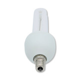 AMPS: 0.108 - BASE: E12   CANDELABRA SCREW BASE   12MM DIAMETER - COLORTEMP: 6400 - MOLIN: 7.40 - VOLTS: 120 - WATTS: 13