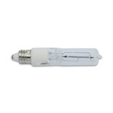 AMPS: 0.833 - BASE: E11  MINICANDELABRA SCREW BASE  11MM DIAMETER - BULBFINISH: CLEAR - BULBSHAPE: T4 - COLORTEMP: 3000 - LIFE: 1000 - LUMENS: 1900 - MOLIN: 2.53 - VOLTS: 120 - WATTS: 100