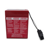 FISHER PRICE HARLEY DAVIDSON MOTORCYCLE POWER WHEELS BATTERY