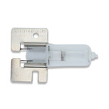 AMPS: 4.348 - BASE: X514SP - BULBFINISH: CLEAR - BULBSHAPE: T3 - LIFE: 150 - LUMENS: 2600 - MOLIN: 1.77 - VOLTS: 23 - WATTS: 100