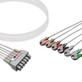 Replacement: 6 lead, Multi-Link, Grabber, 0.9m , AHA, Limb+Chest lead, Individual, Reusable Replacement