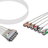 Replacement: 6 lead, Multi-Link, Grabber, 0.9m , AHA, Limb+Chest lead, Individual, Reusable