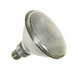 AMPS: 0.692 - BASE: E26 MEDIUM SCREW, 1-INCH DIAMETER  (E27) - BULBSHAPE: PAR38 - LIFE: 5000 - LUMENS: 1100 - MOLIN: 5.30 - VOLTS: 130 - WATTS: 90