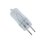 AMPS: 4.167 - BASE: G6.35   GY6.35  GZ6.35 2-PIN - BULBFINISH: CLEAR - BULBSHAPE: T4 - LIFE: 1100 - LUMENS: 1000 - MOLIN: 1.73 - VOLTS: 12 - WATTS: 50
