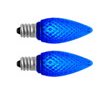AMPS: 03 - BASE: E12   CANDELABRA SCREW BASE   12MM DIAMETER - BULBFINISH: BLUE - BULBSHAPE: C7 - LIFE: 50000 - MOLIN: 2.10 - VOLTS: 120 - WATTS: 0.35
