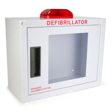 Compact AED Wall Cabinet with Alarm and Strobe Safety Signal Replacement
