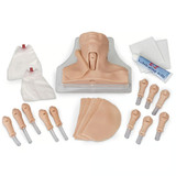 Replacement Medical Training Aid for Interlightus Cricothyrotomy Simulator - Realistic Skin, Anatomically Correct, Durable