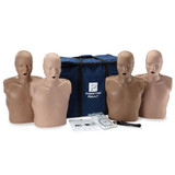 Prestan Adult Diversity CPR Manikin 4-Pack with Monitors