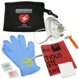 Responder CPR AED Pack with Mask in Nylon Pouch for Resale Replacement