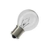 AMPS: 0.900 - BASE: BA15S  SINGLE CONTACT BAYONET   15MM DIAMETER - BULBFINISH: CLEAR - BULBSHAPE: S11 - LIFE: 300 - MOLIN: 2.38 - VOLTS: 28 - WATTS: 25.20