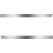 389 GLIDER YEAR 2011 3 X 54 IN SS Blank Extended Cab Panels Pair