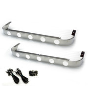 365 YEAR 2018 3 X 36 IN SS SLEEPER PANELS WITH 10 2 IN ROUND LIGHT HOLES