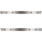 379 YEAR 1995 4 IN SS Extended Cab Panels W 12 Round 2 IN AmberAmber LEDs Replacement