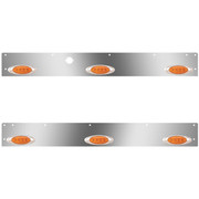T800 SF YEAR 2022 SS DAY CAB PANELS W6 P1 AMBERAMBER LEDS BLOCK HEATER PLUG 14 IN SPACING
