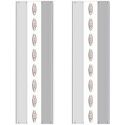 W900B YEAR 2011 SS REAR SLEEPER FAIRING PANELS WITH 16 P1 REDCLEAR LEDS