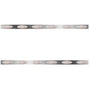 W900L AEROCAB YEAR 2002 72 IN SS SLEEPER PANELS WITH 12 P1 AMBERCLEAR LEDS