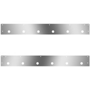 W900L AEROCAB YEAR 2018 STAINLESS CAB PANELS WITH 12 ROUND .75 IN LIGHT HOLES