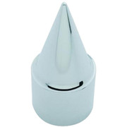 1.5 x 4.25 Inch Chrome Plated Plastic Stiletto Nut Cover Push On 10 PC For 1 12 Inch Lug Nuts