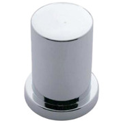 1.1875 x 2.125 Inch Chrome Plastic Huck Nut Cover With Flange