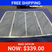 SS Punched Grille Insert With 14 in Circles For Peterbilt 386 2006-2015