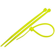 Yellow Nylon Wire Tie 7.5 in Rated For 50 Lbs - 14 PCS