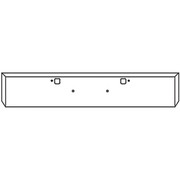 16 in Chrome Texas Boxed End Bumper 7 Gauge WTow Holes For Peterbilt 367 388 389 AND 567 SFA