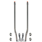 304 Stainless Steel 32 in Bumper Guides Offset Bend Style For Ford F-150 F250 F-350 Replacement