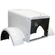 Jones Performance 55in Fiberglass Hood Shell Replacement for Peterbilt 357 and 378