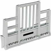 Herd Super Road Train Ultra Premium Grille Guard WVertical Bar Slam Latch Lift Assist Row 2IN Light