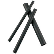 Black Heat Shrink Tubing 4 in Length .0675 in .1875 in  in .25 in .375 in And .5 in I.D. - 7 PCS