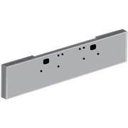 Lincoln Chrome SS 18 in Texas Boxed End Bumper 10 Gauge WMounting AND Tow Holes