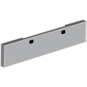 22IN Chrome Plated Texas Blind Mount Boxed End Bumper 10 Gauge WTow HOLE Black Steel Mounting PLATE IN-0106018 Replacement