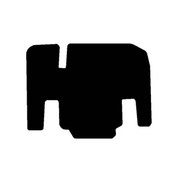 Black Front Floor Mat For Western Star 4964EX 4964FX Constellation Replacement
