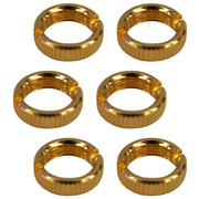 18K Gold Plated Toggle Nuts Set Of 6 Replacement