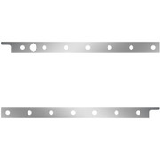 Cab Panels W 14 .75 IN Light Holes Block Heater Plug For Peterbilt 567 579 W RearMount Exhaust