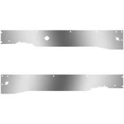 Blank Cab Panels WITH Block Heater Plug Dual Side Step Light Holes For Kenworth T660 2008 2012