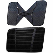 Black Winter Front Bug Screen Combo For Western Star 5800 5900 1990-2002 Replacement