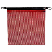 18 X 18 Inch Heavy Duty Red Mesh Safety Bungee Flag