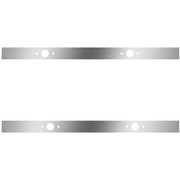 25.625 Inch Stainless Steel Cab Panels With 4 P1 Light Holes For International 9200