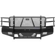 Summit Black Steel Front Bumper With Grille Guard For Chevrolet Silverado 2500HD3500HD 2011-2014