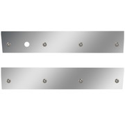 25.75 Inch 430 S.S. Angle-Under Cab Panels With 8.75 Inch Button AmberClear LEDs