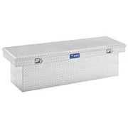 Bright Diamond Plate Aluminum 69 Inch Deep Crossover Tool Box For Pickup Trucks