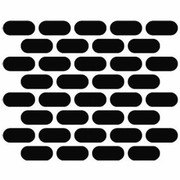 579 YEAR 2014 304 STAINLESS STEEL PUNCHED GRILLE INSERT WHORIZONTAL 516 IN OBLONG CUTOUTS