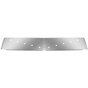 FREIGHTLINER COLUMBIA 120 GLIDER YEAR 2007 18 IN STAINLESS STEEL DROP VISOR W10 ANGLED M1 LIGHT HOLE Replacement