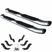 AICHI TOYOTA TUNDRA WITH A CREWMAX CAB YEAR 2008 CHROME COMPOSITE SIDE STEP KIT